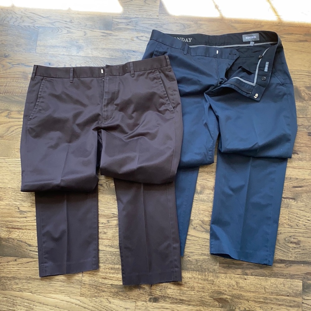2pr Bonobos days of week pants